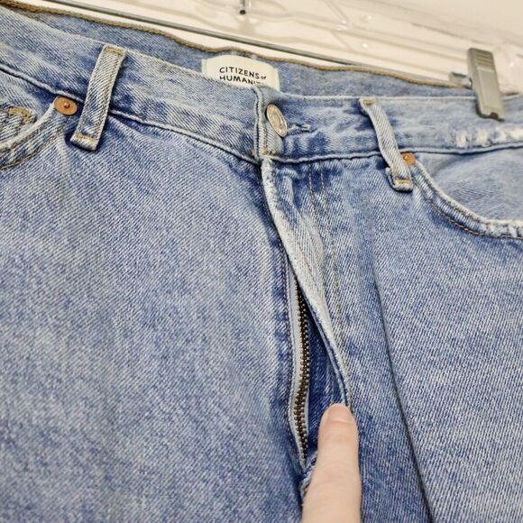 Citizens of Humanity Marlee Relaxed Taper Distressed Ankle Jeans Sz 27 - Picture 6 of 10